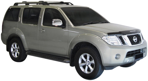 Nissan Pathfinder (2005-2013) R51 5 Door SUV 2005 - Sep 2013 (Raised Rails) Aero RailBar Yakima Roof Rack