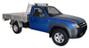 Ford Ranger (2006-2011) Single Cab 2 Door Ute 2006 - 2011 (Naked Roof) Yakima HD Through Bar Yakima Roof Rack