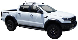 Ford Ranger (2018-2022) Raptor Double Cab 4 Door Ute 2018 - Sep 2022 (Naked Roof) Aero FlushBar Yakima Roof Rack