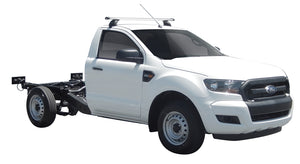 Ford Ranger (2015-2022) Single Cab 2 Door Ute 2015 - 2022 (Naked Roof) Yakima HD Through Bar Yakima Roof Rack