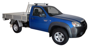 Mazda BT-50 (2006-2011) Single Cab 2 Door Ute Nov 2006 - Oct 2011 (Naked Roof) Yakima HD Through Bar Yakima Roof Rack