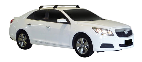 Holden Malibu (2013-2020) 4 Door Sedan 2013 - 2020 (Naked Roof) Aero FlushBar Yakima Roof Rack