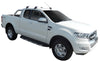 Ford Ranger (2015-2023) Super Cab 4 Door Ute Aug 2015 - 2023 (Naked Roof) Aero FlushBar Yakima Roof Rack