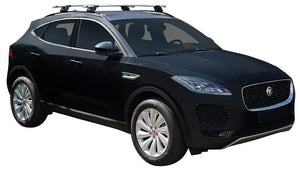 Jaguar E-Pace (2018-2022) 5 Door SUV 2018 - 2022 (Flush Rails) Aero ThruBar Yakima Roof Rack