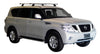 Nissan Patrol (2012-2019) Y62 5 Door SUV 2012 - Nov 2019 (Naked Roof) Yakima HD Through Bar Yakima Roof Rack