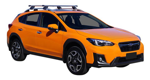 Subaru XV (2021-2023) 5 Door SUV 2021 - 2023 (Raised Rails) Yakima HD Through Bar Yakima Roof Rack
