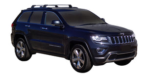 Jeep Grand (2011-2023) Cherokee WK2 Steel Rails 5 Door SUV 2011 - 2023 (Naked Roof) Aero FlushBar Yakima Roof Rack