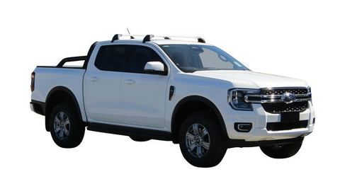 Ford Ranger (2022-2023) Double Cab 4 Door Ute Jul 2022 - 2023 (Naked Roof) Aero FlushBar Yakima Roof Rack