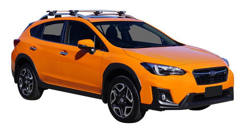Subaru XV (2021-2023) 5 Door SUV 2021 - 2023 (Raised Rails) Aero ThruBar Yakima Roof Rack