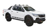HSV Colorado (2018-2022) SportsCat 4 Door Ute 2018 - 2022 (Raised Rails) Aero FlushBar Yakima Roof Rack