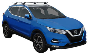 Nissan Qashqai (2017-2023) 5 Door SUV 2017 - 2023 (Raised Rails) Aero ThruBar Yakima Roof Rack