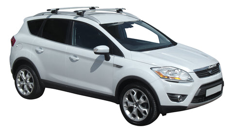Ford Kuga (2012-2013) 5 Door SUV 2012 - 2013 (Raised Rails) Aero ThruBar Yakima Roof Rack