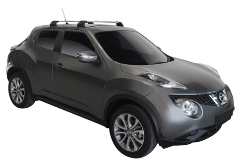 Nissan Juke (2015-2020) 5 Door SUV Apr 2015 - Jun 2020 (Naked Roof) Aero FlushBar Yakima Roof Rack