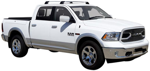 Dodge Ram (2009-2012) 1500 Crew Cab DS 4 Door Ute 2009 - 2012 (Naked Roof) Aero FlushBar Yakima Roof Rack