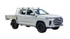 LDV T60 (2021-2023) MAX Double Cab 4 Door Ute Oct 2021 - 2023 (Naked Roof) Aero ThruBar Yakima Roof Rack