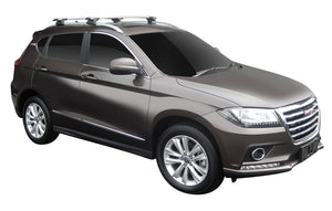 Haval H2 (2015-2023) 5 Door SUV 2015 - 2023 (Raised Rails) Aero ThruBar Yakima Roof Rack