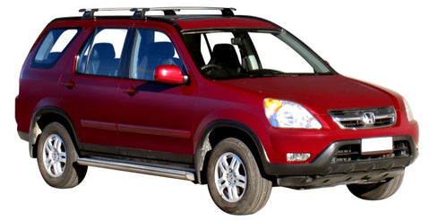 Honda CR-V (2002-2007) 5 Door SUV Mar 2002 - Jan 2007 (Flush Rails) Aero ThruBar Yakima Roof Rack