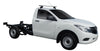 Mazda BT-50 (2018-2020) Single Cab 2 Door Ute Jun 2018 - Sep 2020 (Naked Roof) Yakima HD Through Bar Yakima Roof Rack
