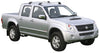 Holden Rodeo (2003-2008) RA Double 4 Door Ute Feb 2003 - 2008 (Naked Roof) Aero FlushBar Yakima Roof Rack