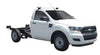 Ford Ranger (2015-2022) Single Cab 2 Door Ute 2015 - 2022 (Naked Roof) Aero ThruBar Yakima Roof Rack