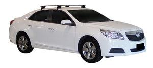 Holden Malibu (2013-2020) 4 Door Sedan 2013 - 2020 (Naked Roof) Aero ThruBar Yakima Roof Rack