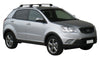 SsangYong Korando (2011-2013) 5 Door SUV 2011 - 2013 (Raised Rails) Aero FlushBar Yakima Roof Rack