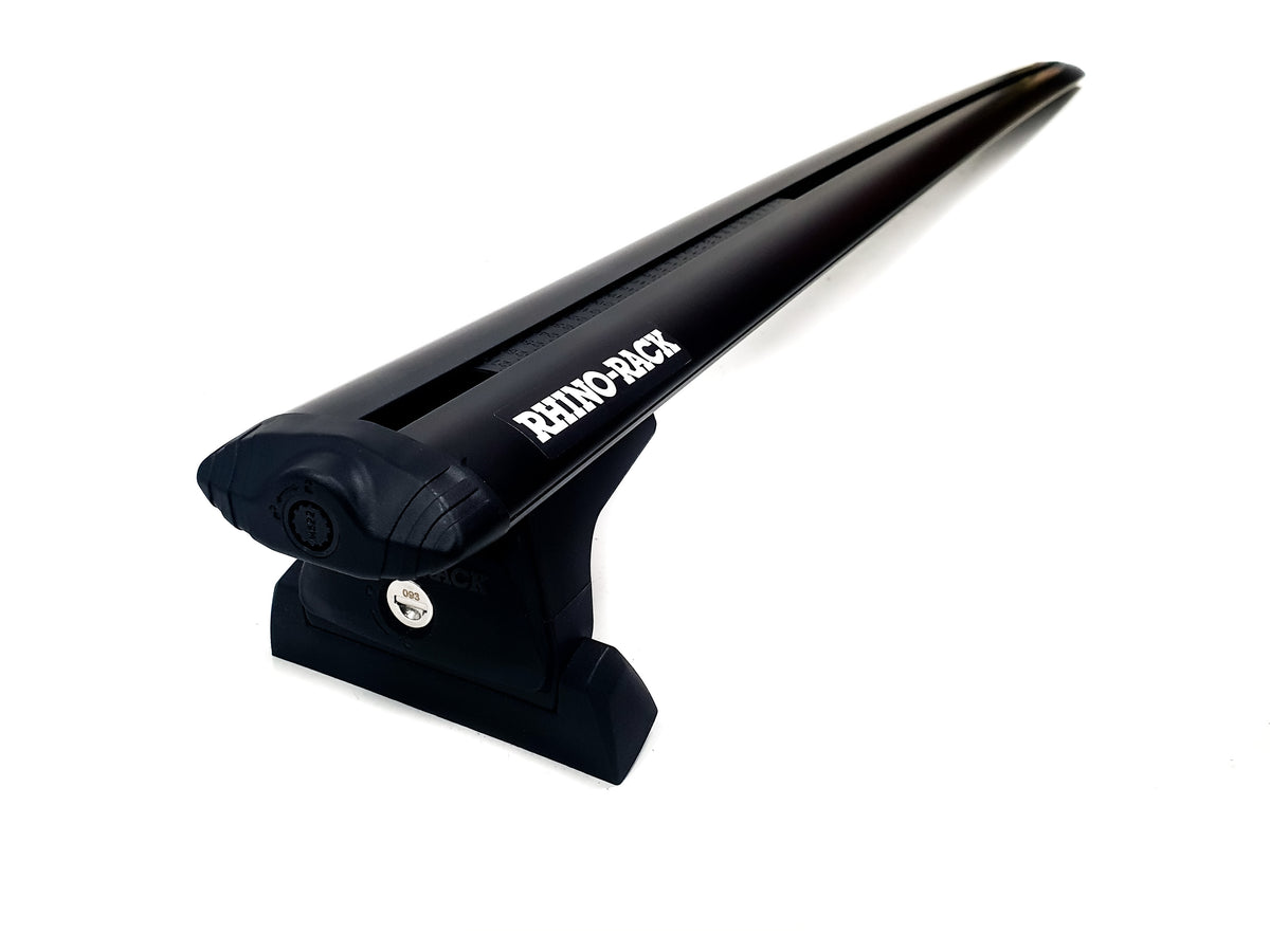 RHINO-RACK - VORTEX RLT600 BLACK 2 BAR TUB RACK - Suit OZROO ROLLER CO ...