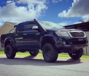 Toyota Hilux (2005-2015) N70 Petrol 4" Stainless Steel Snorkel Meredith Metal Works