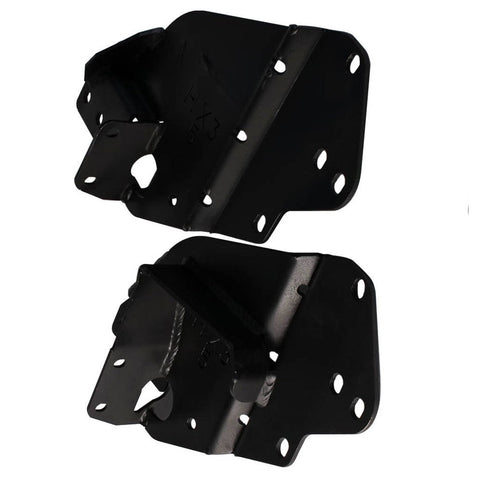 Toyota Hilux (2005-2011) 4WD to suit hi-mount winch Xrox bullbar Mounting Brackets (50mm body lift and standard) (SKU: XRHLX15-H)