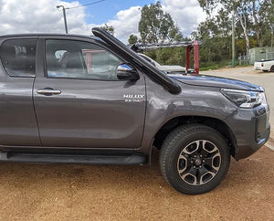 Toyota Hilux (2015+) GUN N80 Series Kingz Customs 4" Stainless Snorkel Kit