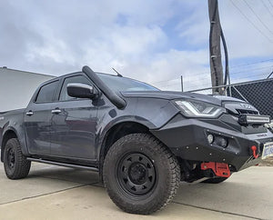 Isuzu D-Max (2020+)  Kingz Customs 4" Stainless Snorkel Kit