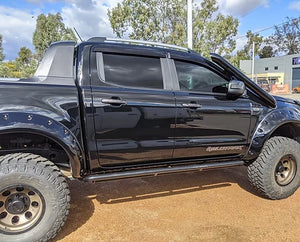 Ford Ranger (2012-2022) PX PX2 PX3 Series Kingz Customs 4" Stainless Snorkel Kit