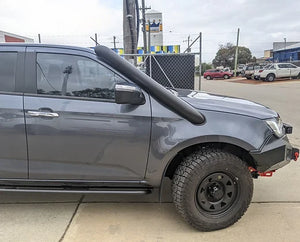 Isuzu D-Max (2020+)  Kingz Customs 4" Stainless Snorkel Kit