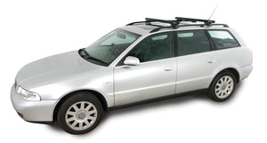 Nissan Pathfinder (1995-2001) Ti 4dr 4WD With Roof Rails Heavy Duty CXB Black 2 Bar Roof Rack JA0478 Rhino Rack