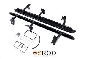 Toyota Hilux Rock Sliders - (2005-15) KUN High Tensile Steel 4x4 Side Steps