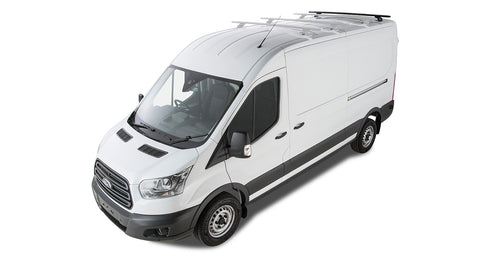 Ford Transit (2014-2022) 2dr Van LWB (MVortex RLTP Black 1 Bar Roof Rack JA6329 Rhino Rack