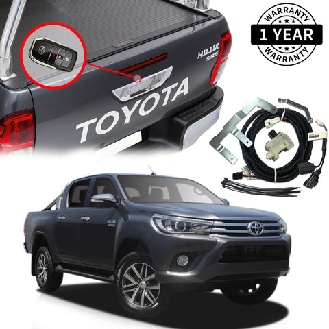 Toyota Hilux (2015-2018) Without Barrel Lock GRUNT4x4 Tailgate Central Locking Kit