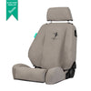 Holden Colorado (2014-2020) RG Dual Cab & Space Cab Black Duck Canvas Front and Rear Seat Covers - IDM122ABC HC127AR HC147AR