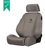 Toyota Landcruiser 100/105 Series (1998-2007) Black Duck Canvas Front driver + passenger 3/4 Seat Covers - LC101