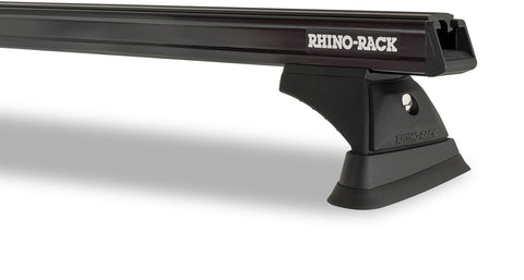 Mitsubishi Triton (2015-2023) Gen5 Heavy Duty RCH Black 2 Bar Roof Rack JB0870 Rhino Rack