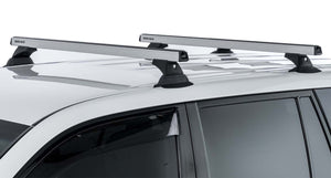 Nissan Patrol (2012-2020) Y62 (Ti) Facelift 5dr 4WD 21 Heavy Duty RCH Silver 3 Bar Roof Rack JA9507 Rhino Rack