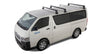 Toyota Hiace (1989-1905) Gen 4 2dr Van Heavy Duty RL150 Black 3 Bar Roof Rack JA0833 Rhino Rack