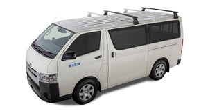 Toyota Hiace (1989-1905) Gen 4 2dr Van Vortex RL150 Black 2 Bar Roof Rack JA2734 Rhino Rack