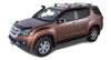 Isuzu MU-X (2013-2021) Gen1, LS-T 5dr SUV With Roof Rails Removed 13 to Vortex RLT600 Trackmount Silver 3 Bar Roof Rack JA8334 Rhino Rack