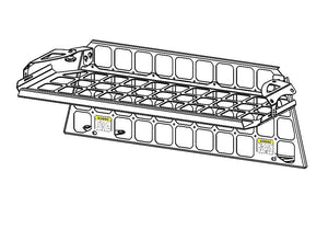 Toyota Prado (2009-2020) Kaon Light Cargo Pet Barrier and Standalone Shelf to suit Toyota Prado 150/ Lexus GX 460 SKU: KS0670