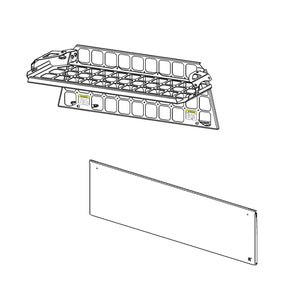 Toyota Prado (2009-2021) 150 series  Kaon Luggage Shelf & Rear Door Table to suit 5 Seat GX - KS0250