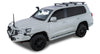 Toyota LandCruiser (2007-2021) 200 Series 5dr 4WD 07 to Heavy Duty RCH Black 3 Bar Roof Rack JA9482 Rhino Rack