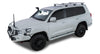 Toyota LandCruiser (2007-2021) 200 Series 5dr 4WD 07 to Heavy Duty RCH Silver 3 Bar Roof Rack JA9506 Rhino Rack