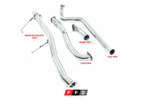 Nissan Patrol (1997-2012) GU 4.2L TD 3" Stainless - PPD EXHAUST PARTS