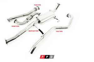 Nissan Patrol (1997-2016) GU 3L TD 3" Stainless - PPD EXHAUST PARTS